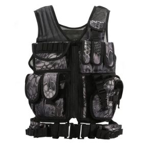Tactical Military Armor Vests (Option: Black python pattern)