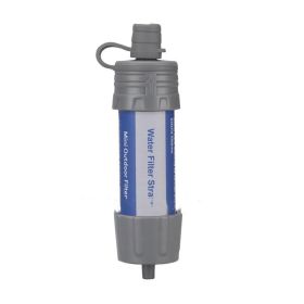 Mini Portable Filter With Water Purifier (Color: grey)