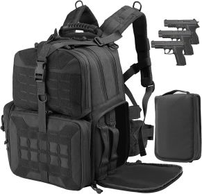 Tactical Range Backpack Bag, for hunting (Color: Black)