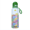 Golf Pattern Straw Lid Water Bottle