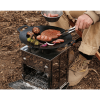 Wood Burning Camp Stove Stainless Steel Folding Camp