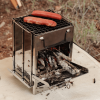 Wood Burning Camp Stove Stainless Steel Folding Camp