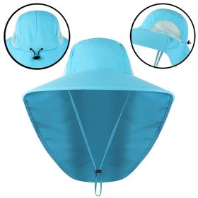 UV Protection Neck Cover (Color: Sky Blue)