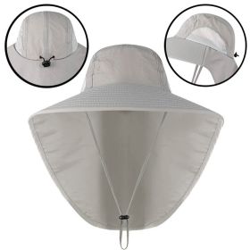 UV Protection Neck Cover (Color: Light Grey)
