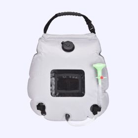 Solar Camping Shower Bag (Color: White)
