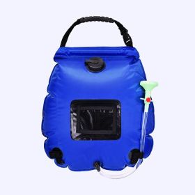 Solar Camping Shower Bag (Color: Blue)