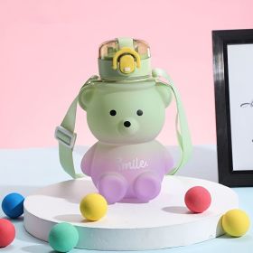 Bear Water Bottle (Capacity: 800ml, Color: Purple)