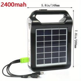 1pc Portable 6V Rechargeable Solar Panel (model: Size 1)