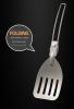 Outdoor folding frying spatula
