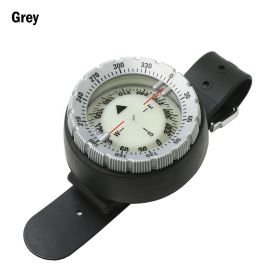 50m/164.04ft Waterproof Diving Compass (Color: Gray)