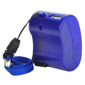 USB Hand Crank Phone Charger/ Emergency Generator (Color: Blue)