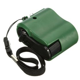 USB Hand Crank Phone Charger/ Emergency Generator (Color: Green)