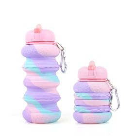 550ML Collapsible Water Bottles (Capacity: 550ML, Color: C)