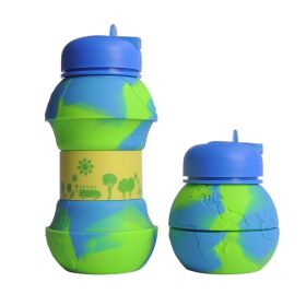 550ML Collapsible Water Bottles (Capacity: 550ML, Color: D)