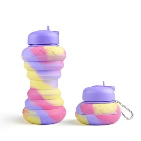 550ML Collapsible Water Bottles (Capacity: 550ML, Color: I)