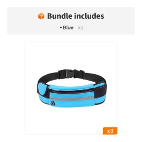 Unisex Sports Fanny Pack (Color: Blue*3)