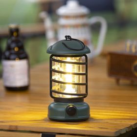 NEW Retro Camping Lights; (Color: L803B-Green)