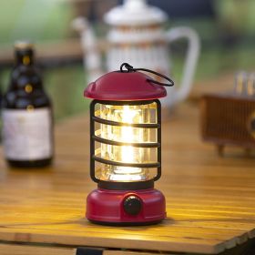 NEW Retro Camping Lights; (Color: L803B-Red)