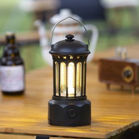 NEW Retro Camping Lights; (Color: L800B-Black)