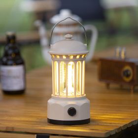 NEW Retro Camping Lights; (Color: L800B-White)