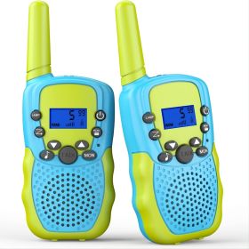 2pcs/pack Kids Walkie Talkie (Color: Green)