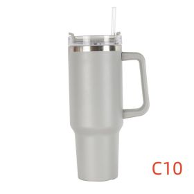 40 oz. Thermos Handle Water Glass With Lid (Capacity: 1200ml, Color: C10)