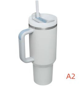 40 oz. Thermos Handle Water Glass With Lid (Capacity: 1200ml, Color: A2)