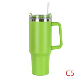40 oz. Thermos Handle Water Glass With Lid (Capacity: 1200ml, Color: C5)