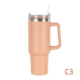 40 oz. Thermos Handle Water Glass With Lid (Capacity: 1200ml, Color: C3)