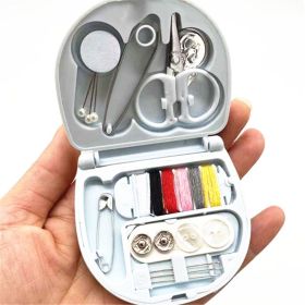 Mini Travel Sewing Kit (Color: Blue)