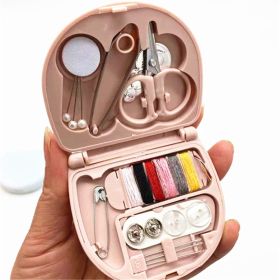 Mini Travel Sewing Kit (Color: Pink)
