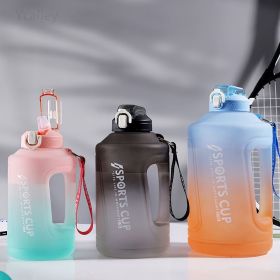 YCALLEY Sport Water Bottle (Color: Pink greenish, size: 2300ml)