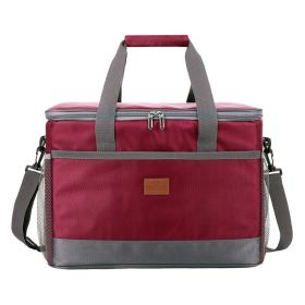 32L Soft Cooler Bag with Hard Liner (Color: Red)