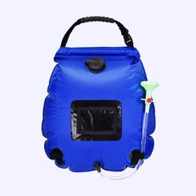20L Solar Hiking Camping Shower Bag (Color: Blue)