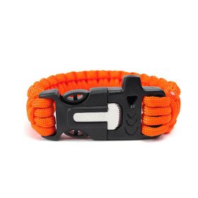 Seven Core Umbrella Rope for Escape (Color: Orange)