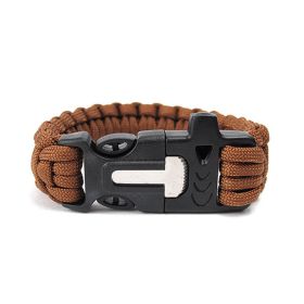 Seven Core Umbrella Rope for Escape (Color: Wolf brown)