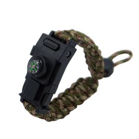 Outdoor Camping Bracelet For Survival (Color: 209army green camouflage)