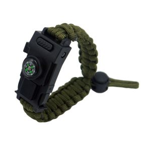 Outdoor Camping Bracelet For Survival (Color: Military green)