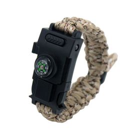 Outdoor Camping Bracelet For Survival (Color: Earth camouflage)