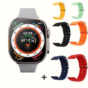 Ultra Smart Watch Series 8 (Color: gold add 6 straps)