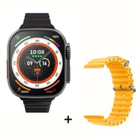 Ultra Smart Watch Series 8 (Color: Black add yellow)