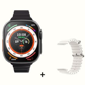Ultra Smart Watch Series 8 (Color: Black add white)