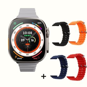 Ultra Smart Watch Series 8 (Color: gold add 4 straps)