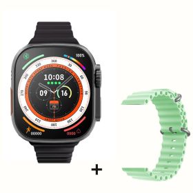 Ultra Smart Watch Series 8 (Color: Black add green)