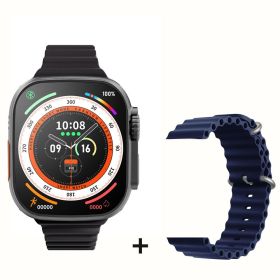 Ultra Smart Watch Series 8 (Color: Black add blue)