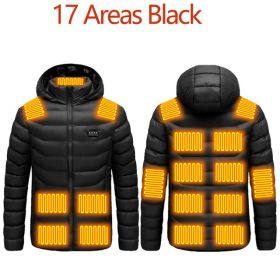 Men 9 Areas Heated Jacket (size: XXXL)