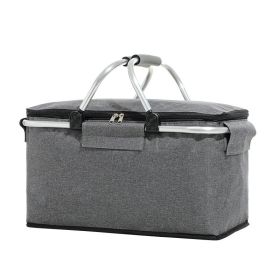 Outdoor Storage Basket (Color: grey)