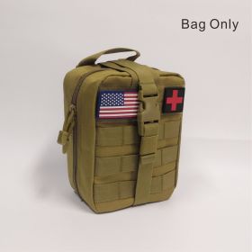 Tactical MOLLE First Aid Bag (Color: Mud Color)