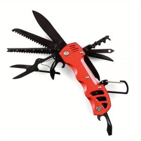 Multifunctional Pocket Knife Set (Color: Red)