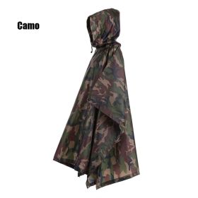 Waterproof 3-in-1 Raincoat Backpack Cover for Hiking, and Camping - Protects Your Gear (Color: camo)